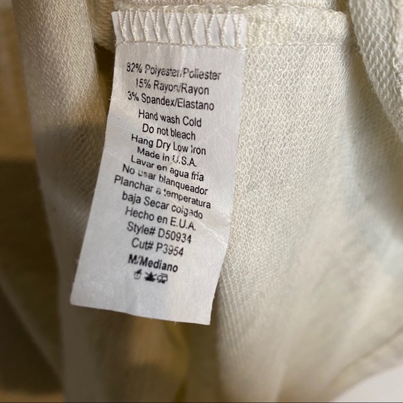 Potter's Pot Heathered Cream Lace-Up T-shirt Dress - Picture 7 of 7